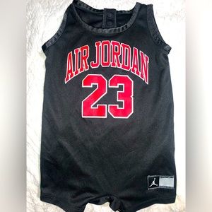 Black Jordan jersey romper